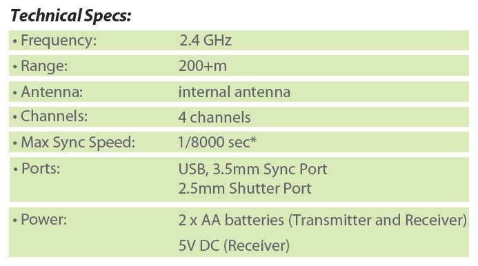 Strato TTL Tech Specs