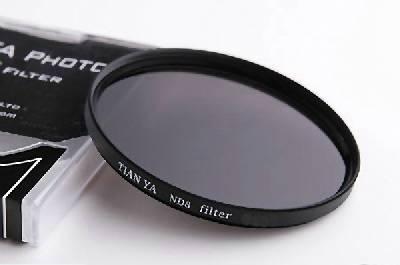 ND8 Lichtreduktionsfilter 52mm, Neutralfilter, Graufilter aus optischem Glas