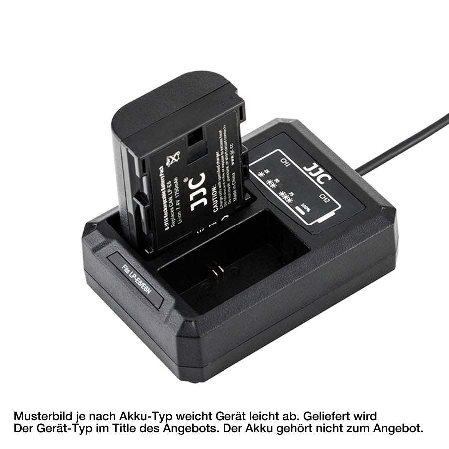 JJC DCH-ENEL15 USB Doppel Akku Ladegerät für Nikon Akku EN-EL15