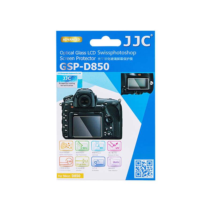JJC GSP-D850 LCD Glas Displayschutz für Nikon D850