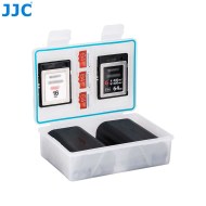 JJC BC-6 Akku und Speicherkarten Schutz-Box 