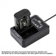JJC USB Akku Doppelladegerät für Canon LP-E12 Batterie