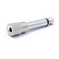 Audio-Adapter Klinke, 3,5-mm Buchse auf 6,5mm Stecker Mono